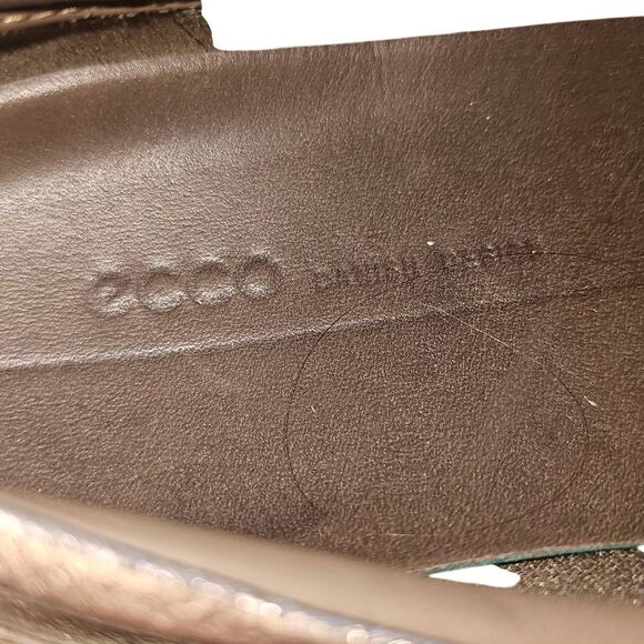 Ecco Women's Metallic Slip-On Loafers - Picture 8 of 10